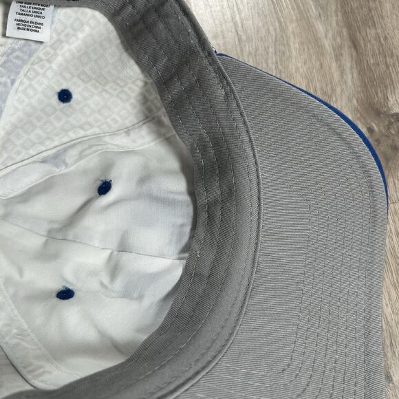 Nike Kentucky Wildcats Strapback Hat College Blue White Checkered AOP Cap - Picture 5 of 8
